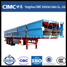 Cimc Tri-Axle 40 Feet Flat Bed Lorry Trailer